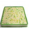 Ribbon Cake - Lemon Green